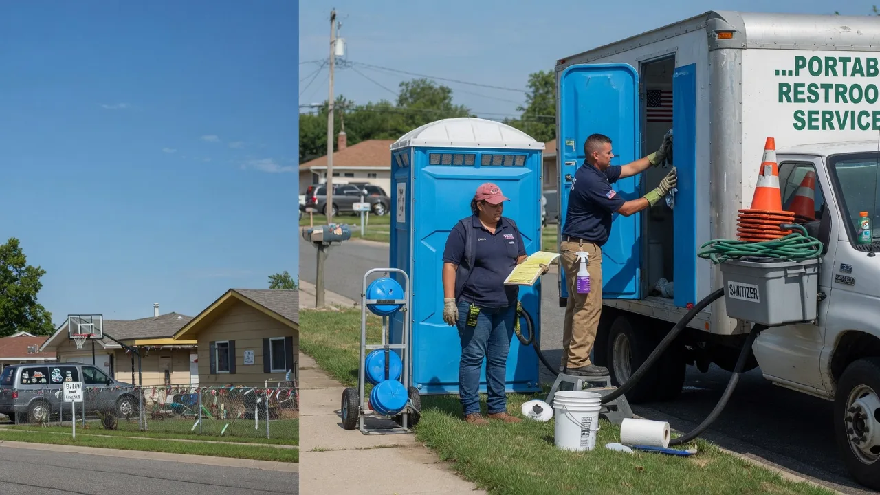 Portable Toilet Rental in Andover, IL near me